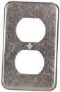 Hubbell 11C1BAR Utility Box Cover, 4 in L, 2-1/2 in W, Metal, 3057536