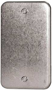 Hubbell 11C4BAR Utility Box Cover, 4 in L, 2-1/2 in W, 3057551