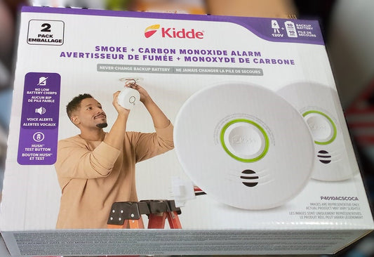 Kiddie Smoke + Carbon Monoxide Alarm 2pk