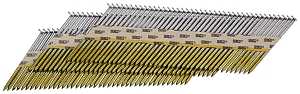 Senco G524APBXN Series Collated Nail, Paper Tape Collation, 2-3/8 in L, Steel, Bright Basic, Full Round Head