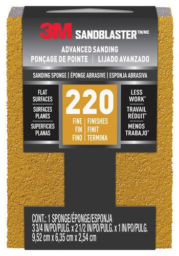 3M Sandblaster Sanding Sponge 220 fine grit