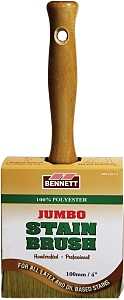 Bennett JMB POLY 4 Brush, 4 in W, Polyester Bristle