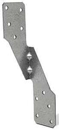 Simpson Strong-Tie H2.5A Hurricane Tie, Silver, 6 in L, 1-3/8 in W, Steel, Galvanized, Fastening Method: Nail, 1/PK