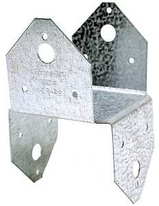 Simpson Strong-Tie BC Series BC Series4Z-R Post Cap, 4 x 4 in Post/Joist, 0.162 in Dia Nail, Steel, ZMAX