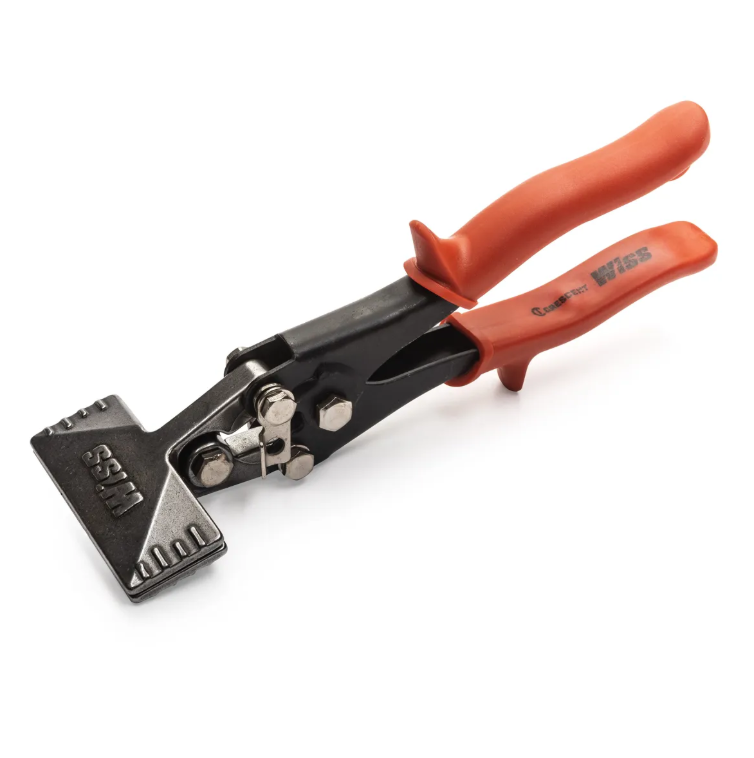 Crescent Wiss Hand Seamer Straight Handle 3in Length 1/4in Throat Depth