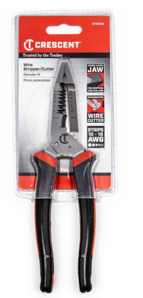 Crescent Heavy-Duty Wire Stripper 8in