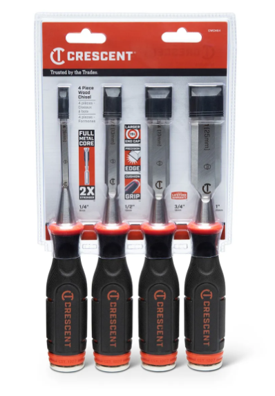 Crescent 4PC Wood Chisel Set