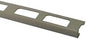 Shur-Trim ET1039BON08 Tile Edge, 1/2 in H, 8 ft L, Vinyl, Bone