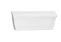Toolway Wall Mount Plastic Mailbox 15.5in x 6.25in x 4.125in White