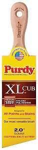 Purdy 144153320 Paint Brush, 2 in W, Angular Brush, 2-11/16 in L Bristle, Nylon/Polyester Bristle