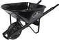 Landscapers Select 34627 Contractor Wheelbarrow, 6 cu-ft Volume, Steel, 1-Wheel, Pneumatic Wheel, 16 in Wheel