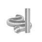 Aluminum Semi-Rigid Duct 6"x8'