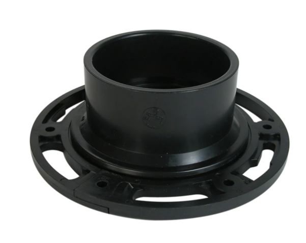 ABS Floor Flange Adj. 4in x 3in