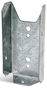 Simpson Strong-Tie FB Series FB24Z Fence Bracket, 1-9/16 in W, 20 ga Thick Material, Steel, ZMAX