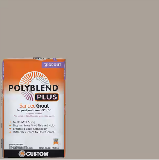 Polytech Sanded Grout-7lb Driftwood