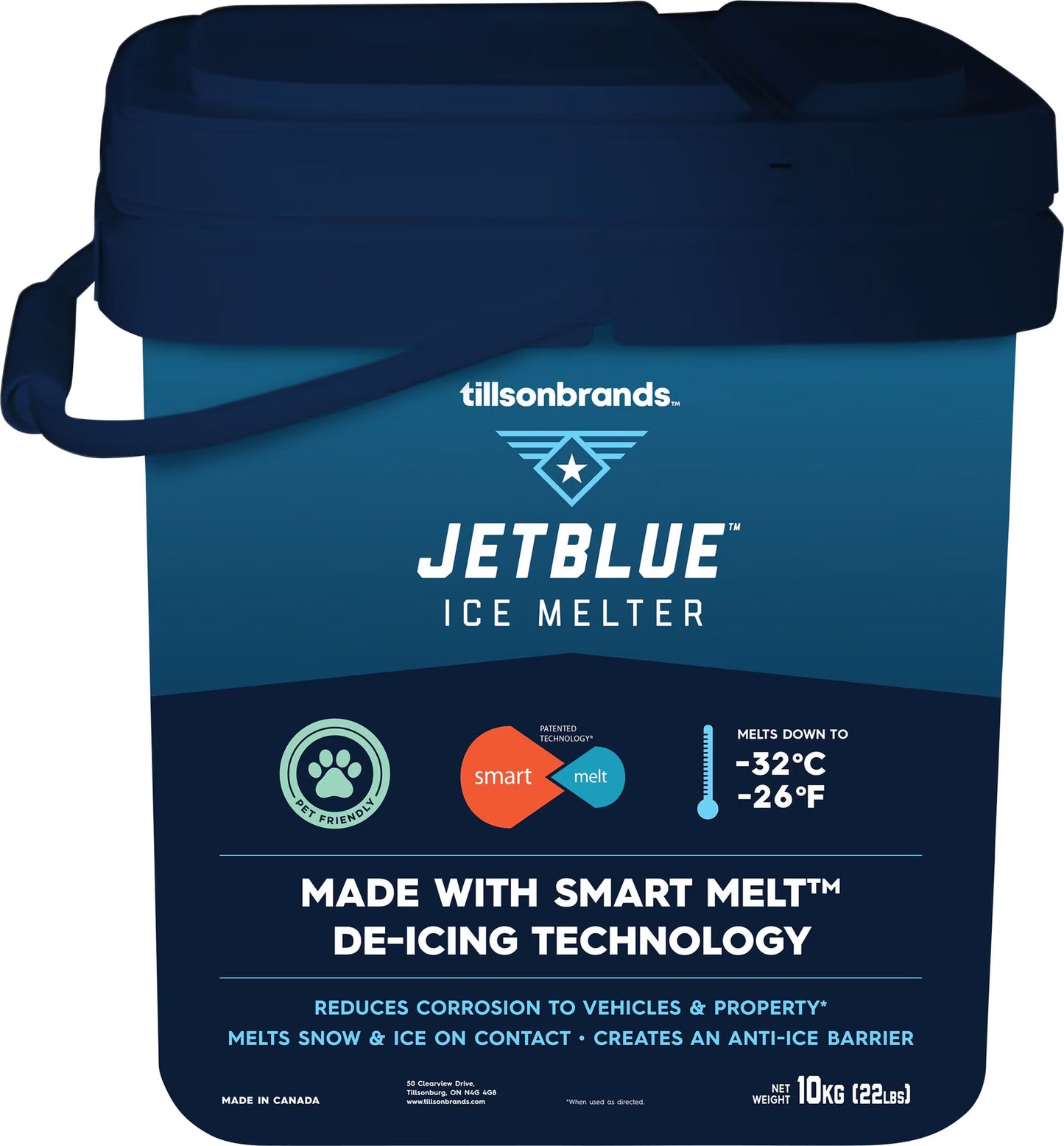 Jet-Blue Ice Melter 10kg Pail