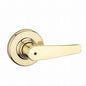 Weiser Kim Door Handle Bed and Bath - Brass