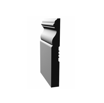 Taiga Primed MDF Baseboard 16' x 5/8" x 5 9/16" T-354
