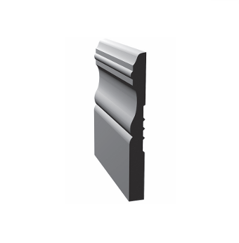 Taiga Primed MDF Baseboard 14' x 3/8" x 3 7/8" T-389A