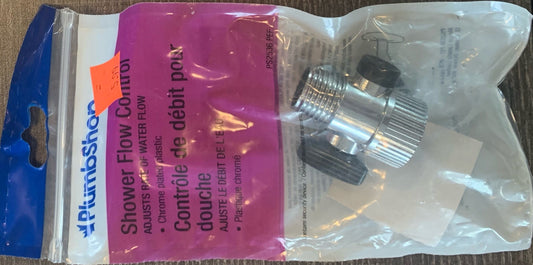Shower Flow Control Chrome Plated Plastic