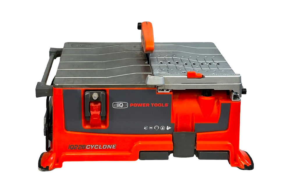 IQ Power Tools 7" Dry Cutting Table Tile Saw with Integrated Dust Control