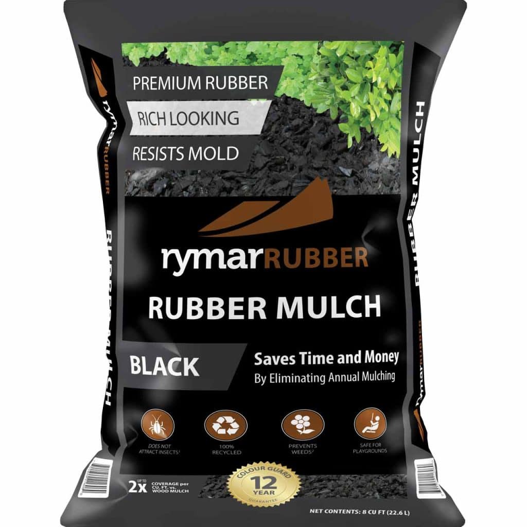 Rymar Black Rubber Mulch 20lbs