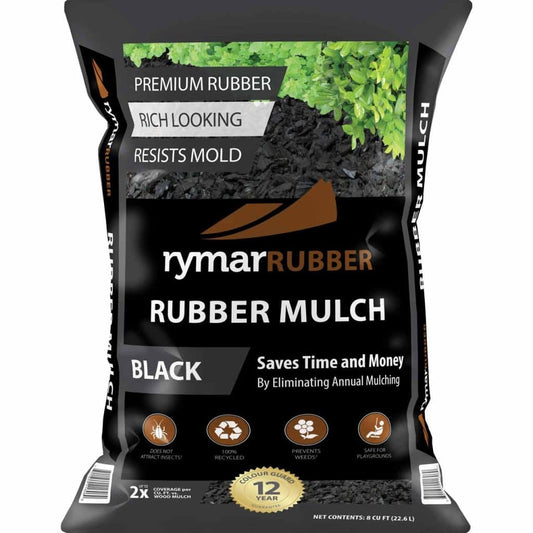 Rymar Black Rubber Mulch 20lbs
