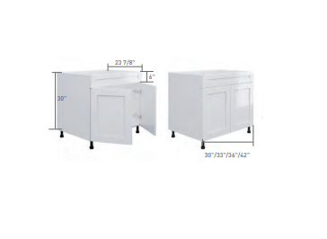 Oppein Premium Base Cabinet SB30-WSS/PB Box