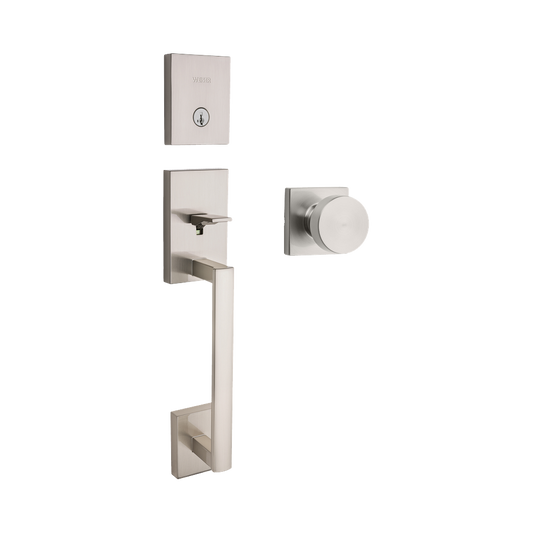 Weiser San Clemente-Cambie Handle Set - Satin Nickel