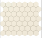 Daltile Matte Biscuit Hexagon Mosaic