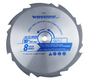 Toolway Saw Blade Fiber Cement 10",  8T Carbide Tipped