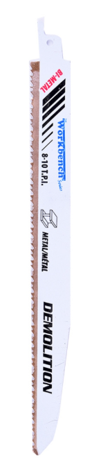Toolway Reciprocating Saw Blade 9in x 10T Bi-Metal Demolition Metal