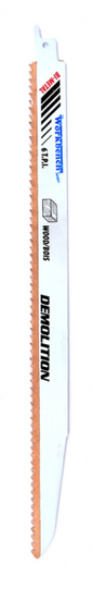 Toolway Reciprocating Saw Blade 12in x 6T Bi-Metal Demolition Wood