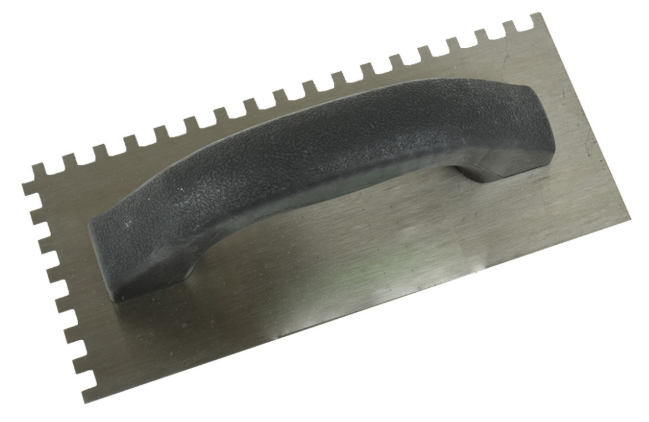 Toolway Notched Trowel 9" x 4" (1/4"x 1/4")