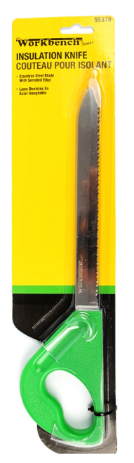 ToolWay Utility Insulation Cutting Knife, 8" Blade