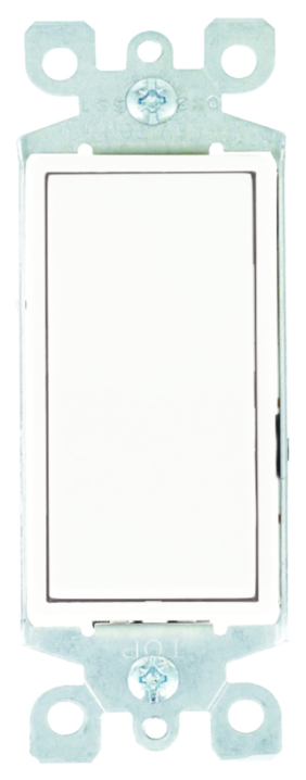 Toolway Decora Single Pole Switch 15A White