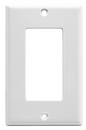 Decora 1 Gang Wall Plate-White