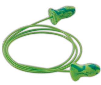 Moldex Meteors Small Corded Ear Plugs Green 1 Pair
