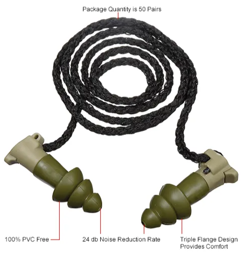 Moldex Battleplugs Reusable Medium - Green Tip 1 Pair