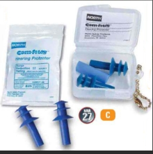 North Com-Fit Reusable Ear Plugs Small 1 pair