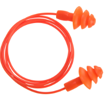North Com-Fit Reusable Orange Medium Corded Ear Plugs 1 Pair