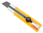 Toolway Heavy Duty Yellow Utility Knife, 25mm, Snap-Off Blade
