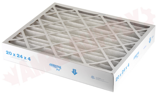 Aerostar 20 x24x4 Pleated Air Furnace Filter