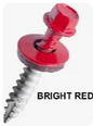 Red Roofing Screws 2" - QC8386