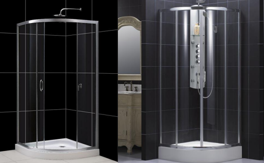 Victoria 32" Double Door Chrome Shower