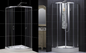 Victoria 32" Double Door Chrome Shower