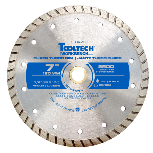 Toolway Blade 7" Super Turbo Diamond