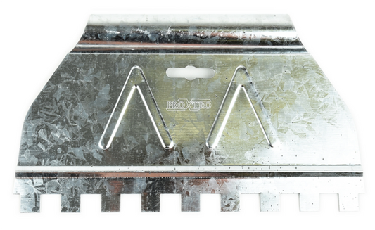 Toolway 9" Tile Trowel 1/2" x 1/2" x 1/2" Carbon Steel Square Notch