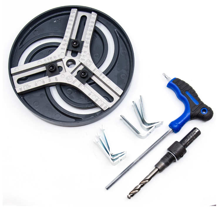 Toolway 8PC Adjustable Hole Saw Kit