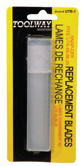Toolway 6pc Snap-Off Blades 25mm with Dispenser
